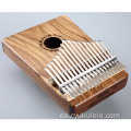 Piano de pulgar de madera de acacia